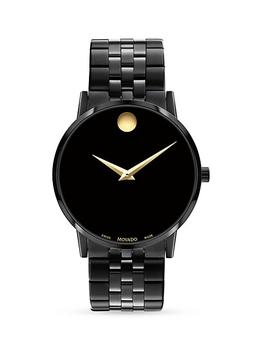 Movado | Museum PVD-Finished Stainless Steel Bracelet Watch商品图片,