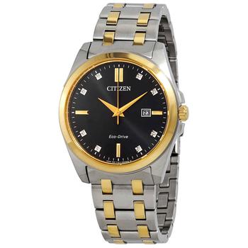 Citizen | Citizen Corso Diamond Black Dial Two-tone Mens Watch BM7107-50E商品图片,5.8折