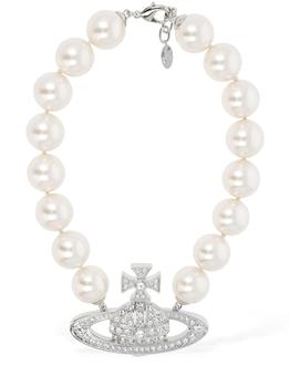 商品Vivienne Westwood | Neysa Imitation Pearl Collar Necklace,商家LUISAVIAROMA,价格¥4456图片