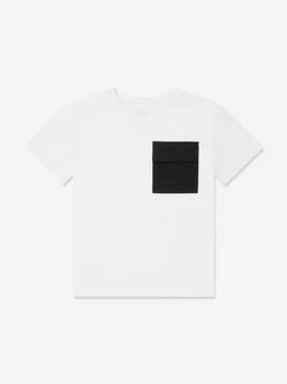 推荐Kids Logo Pocket T-Shirt in White商品
