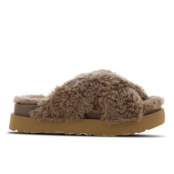 推荐UGG Fuzz Sugar Cross Slide - Women Shoes商品