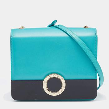 [二手商品] BVLGARI | Bvlgari Turquoise Leather Crossbody Bag商品图片,5.1折, 满1件减$100, 满减