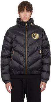 Versace | Black Quilted Jacket 5.9折