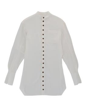 推荐Open Back Buttoned Shirt商品