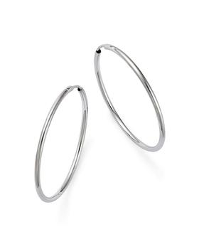 商品14K White Gold Endless Hoop Earrings - 100% Exclusive,商家Bloomingdale's,价格¥1756图片