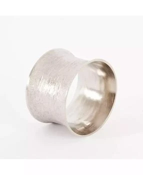 Saro Lifestyle | Brushed Metal Napkin Ring, Set of 4,商家Macy's,价格¥135