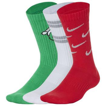 商品Nike Christmas 3 Pack Crew Socks - Boys' Grade School图片