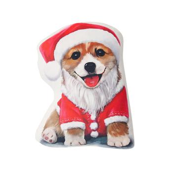 推荐Holiday Dog Decorative Pillow, 10" x 14"商品