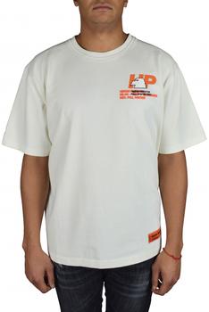 推荐Men's Luxury T Shirt   Heron Preston White T Shirt With Eagle Embroidery商品