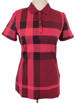 美国burberry, Burberry | Burberry Women's Peony Rose Cotton Checkered Polo Shirt S 80041188商品图片 5.8折