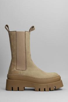 推荐Copenhagen Combat Boots In Taupe Nubuck商品