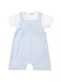 Kissy Kissy | Baby Boy's 2-Piece Striped Short Overalls Set 3.7折