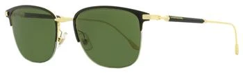 Longines | Longines Men's Rectangular Sunglasses LG0022 02N Matte Black/Gold 53mm 3.4折