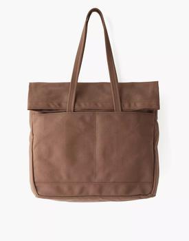 推荐MAKR Canvas and Leather Fold Weekender Bag商品