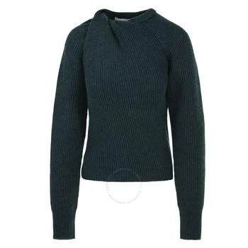 Stella McCartney | Ladies Forest Green Cashmere Knit Jumper,商家Jomashop,价格¥1473