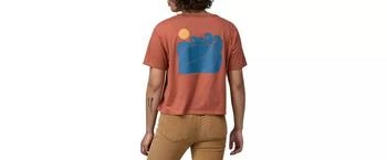 推荐Patagonia Women's Sunrise Rollers Organic Easy Cut T-Shirt商品