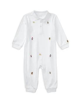Ralph Lauren | Infant Boys' Embroidered Coverall - 尺寸 新生儿-24 个月 独家减免邮费