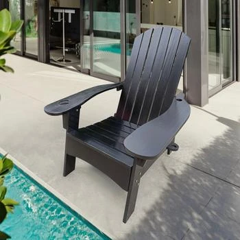Simplie Fun | Outdoor or indoor Wood Adirondack chair,商家Premium Outlets,价格¥1177