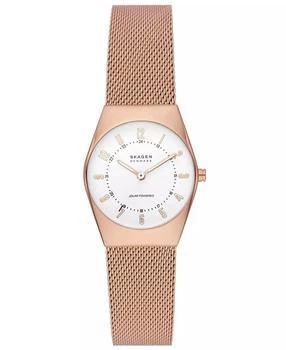 Skagen | Women's Grenen Lille Solar-Powered Three Hand Rose Gold-Tone Stainless Steel Watch, 26mm,商家Macy's,价格¥1040