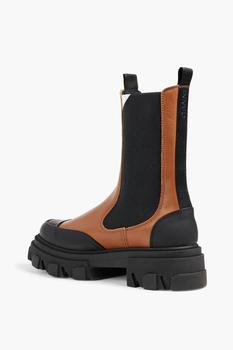 推荐Two-tone leather Chelsea boots商品