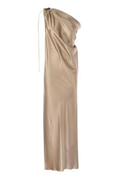 Max Mara | OPERA - SILK SATIN ONE-SHOULDER DRESS 6.4折