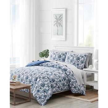 商品Coastal Living | Amelia Floral 3 Piece Comforter Set, Full/Queen,商家Macy's,价格¥1718图片