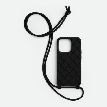 Bottega Veneta | 包邮包税【预售7天发货】 BV葆蝶家 24春夏 男士 手机壳 étui pour iphone 14 pro à bandoulière 733830V0EY01000,商家TLS PARIS,价格¥2358