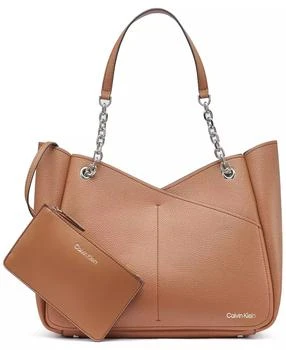 Calvin Klein | Zoe Large Tote Bag,商家Macy's,价格¥582