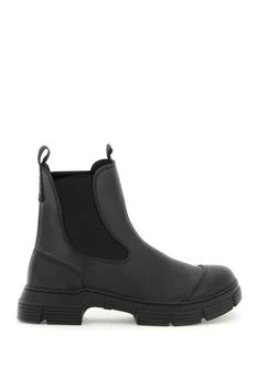 推荐Ganni recycled rubber chelsea ankle boots商品