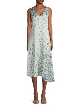 vince dress, Vince | Asymmetrical Floral Dress商品图片 5折