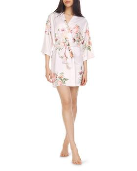 Flora Nikrooz, Flora Nikrooz | Miraj Printed Charmeuse Robe商品图片 