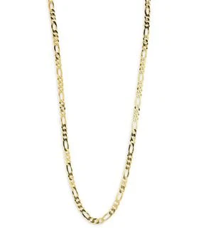 Milanesi And Co | 18K Gold Plated Sterling Silver Figaro Chain Necklace 5mm,商家Bloomingdale's,价格¥1653