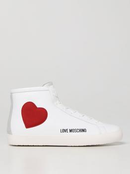 Love Leather, Love Moschino | Love Moschino sneakers in leather with heart商品图片 7折×额外8.5折, 额外八五折