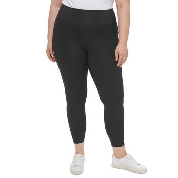 Calvin Klein | Plus Size Solid Side-Pocket Pull-On Leggings商品图片,7折