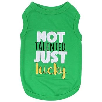 Parisian Pet | Not Talented Just Lucky Dog T-shirt,商家Macy's,价格¥90