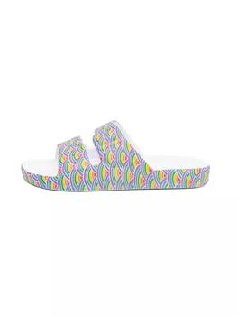 Freedom Moses | Little Kid's & Kid's Moses Printed Air-Injected Sandals,商家Saks Fifth Avenue,价格¥196