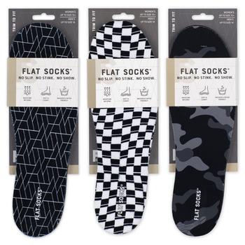 商品PowerStep | Flat Socks by Powerstep Black Bundle,商家6PM,价格¥139图片