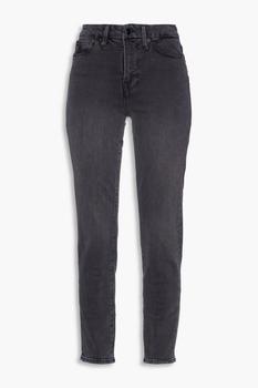 Good American | Good Classic distressed high-rise skinny jeans商品图片,4.9折