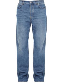 推荐Light-blue denim jeans商品