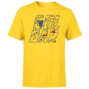 推荐Power Rangers Goldar Text Men's T-Shirt - Yellow商品
