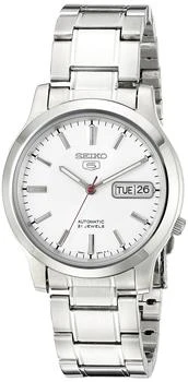 Seiko | Men's SNK789 SEIKO 5 Automatic Stainless Steel Watch with White Dial 9.6折, 独家减免邮费