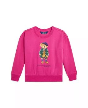 Ralph Lauren | Toddler and Little Girls Polo Bear Fleece Sweatshirt,商家Macy's,价格¥374