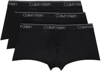 Calvin Klein | Three-Pack Black Boxers,商家SSENSE,价格¥276