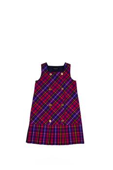 商品Versace | Tartan Flannel Dress With Plisse,商家Italist,价格¥5024图片