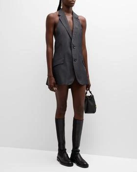 推荐One-Of-A-Kind Sleeveless Halter Jacket Mini Dress商品