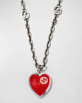 推荐Enamel Heart Pendant Necklace商品