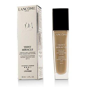更多兰蔻粉底液, Lancôme | - Teint Miracle Hydrating Foundation Natural Healthy Look SPF 15 - # 02 Lys Rose 30ml/1oz商品图片 