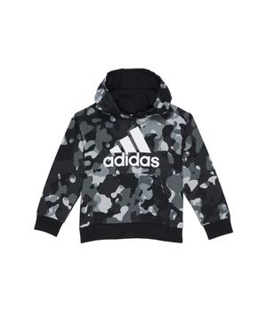 Adidas | Camo All Over Print Hooded Pullover (Toddler/Little Kids)商品图片,独家减免邮费