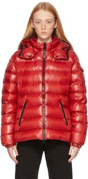 moncler bady, Moncler | SSENSE Exclusive Red Down Bady Jacket商品图片 