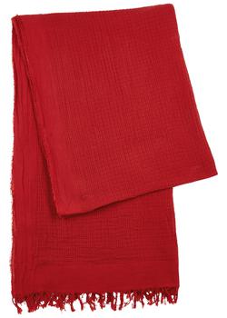 推荐Red woven cotton scarf商品